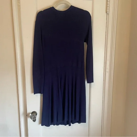 Maison Jules Womens Ribbed Sweater Dress with Buttons - size L - Picture 10 of 11
